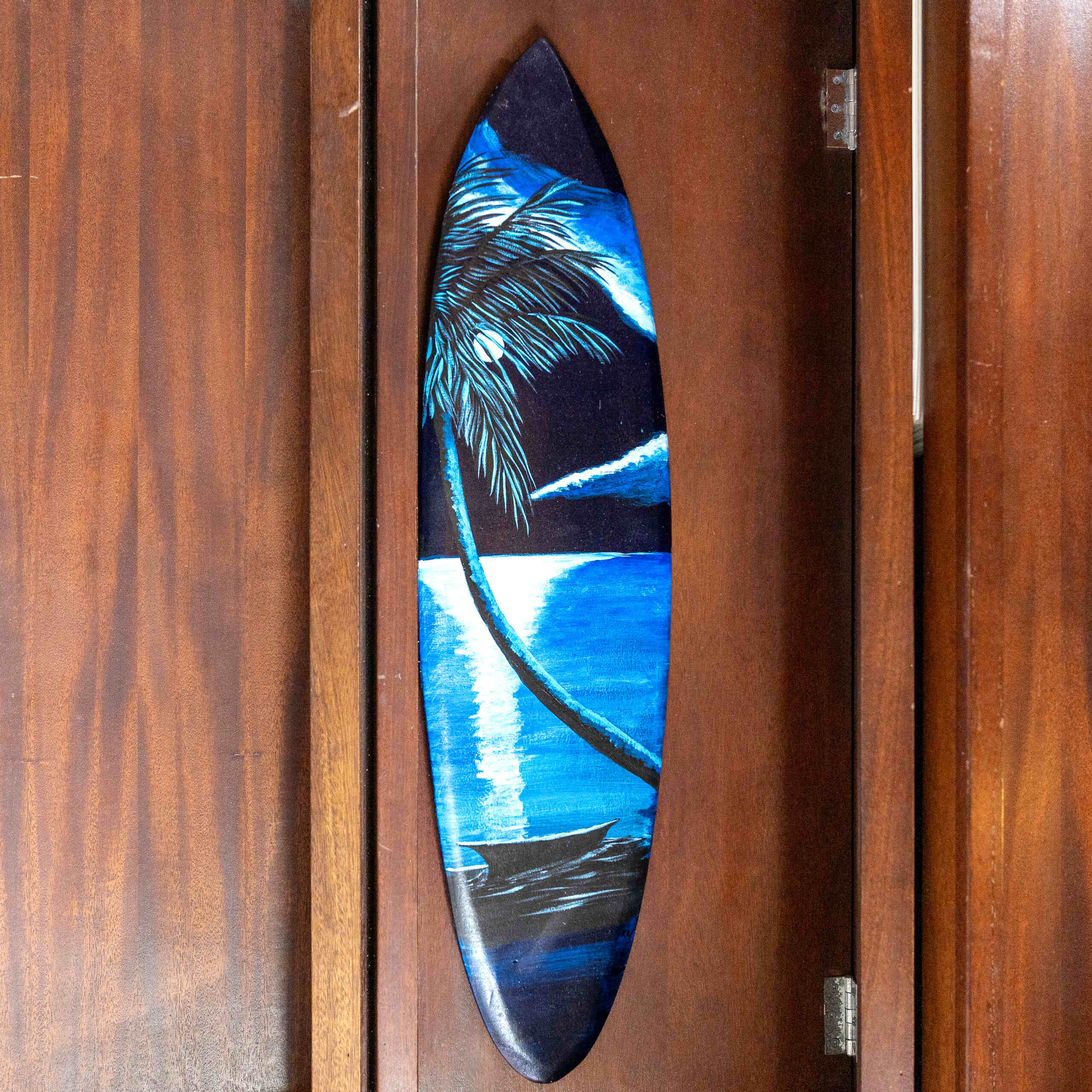 Painted surfing board