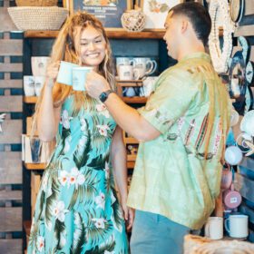 Hapa Home model posing with Product