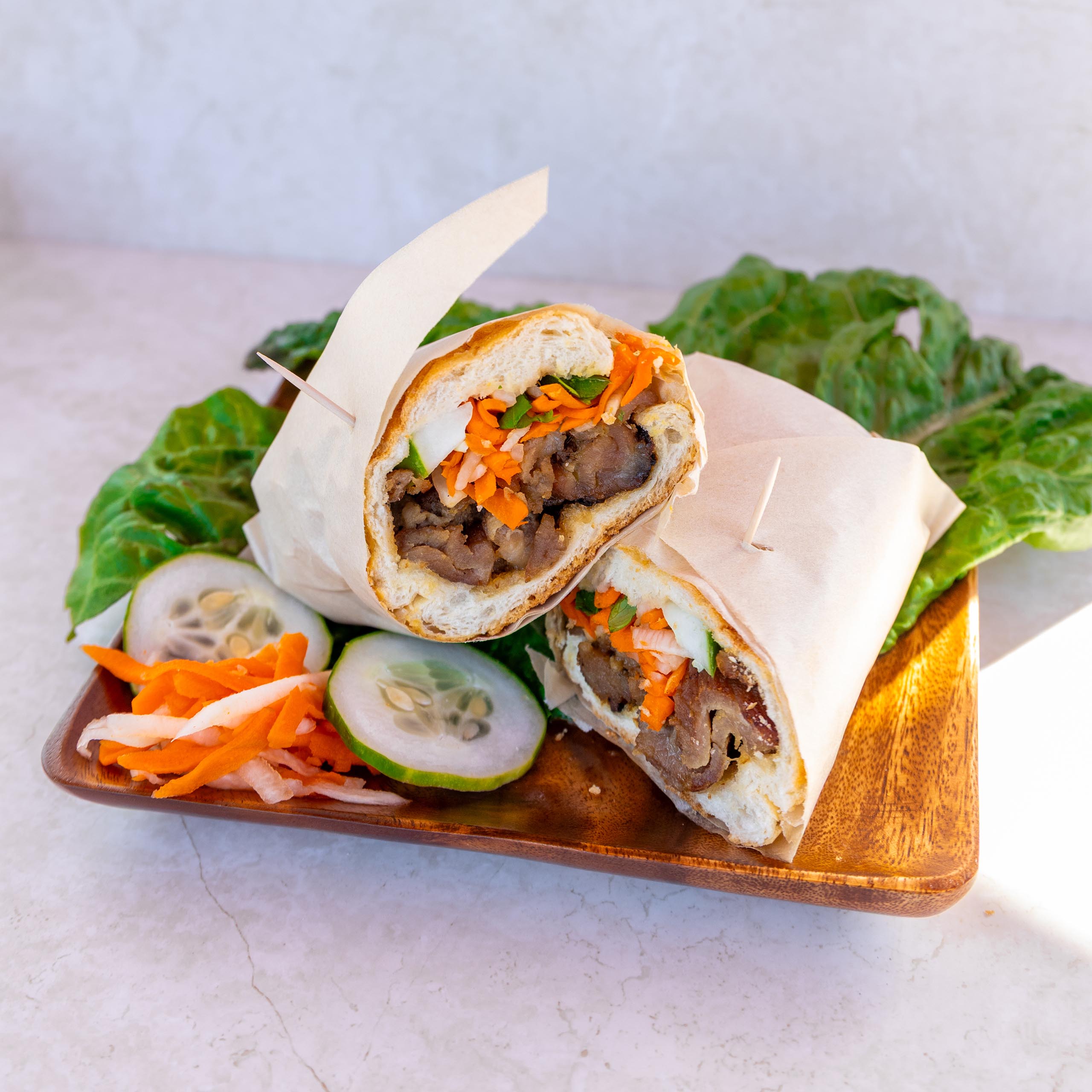Honey Grilled Pork Banh Mi